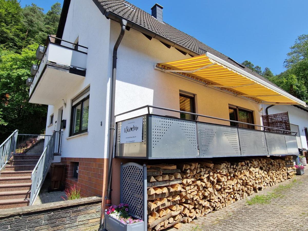 Ferienwohnung Waldliebe Hinterweidenthal Esterno foto
